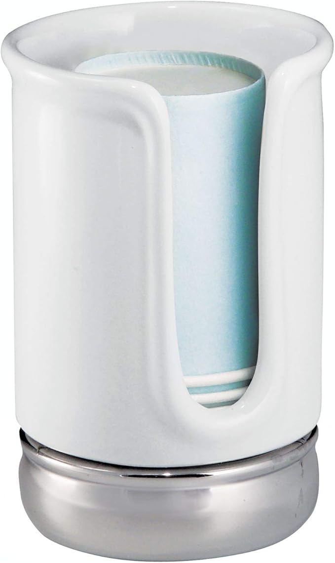 iDesign York Ceramic Disposable Paper and Plastic Cup