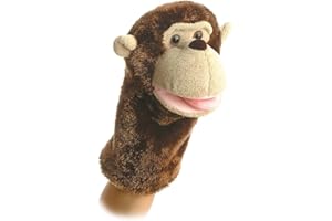 Aurora® Interactive Hand Puppet Montgomery™ Stuffed Animal - Storytelling Adventures - Playful Learning - Brown 10 Inches