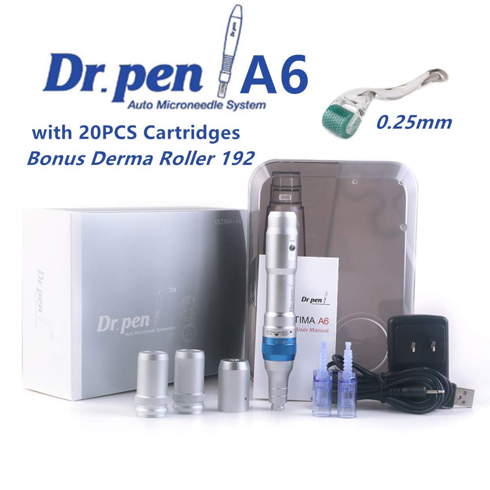 Dr. pen Ultima A6 Facial Skin Care Tool Kit with 20