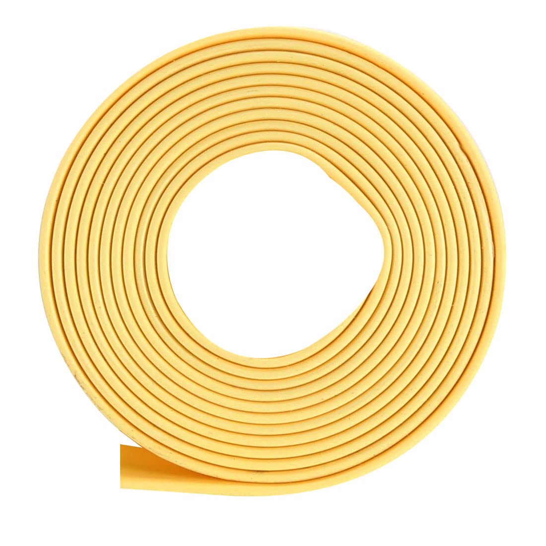 sourcing map Heat Shrink Tubing 25mm Flat Width 1m 2:1 Heat Shrink Tube Wire Wrap Yellow