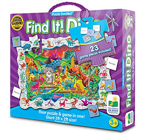 The Learning Journey Puzzle Doubles, Find It! Dinosaurs