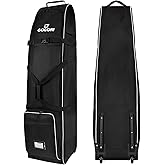 Premium Golf Travel Bag with Wheels - Heavy Duty 600D Polyester, Universal Fit (Fits Up to 51")