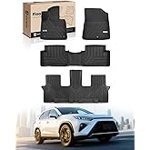 YHTAUTO Floor Mats Compatible with Kia Sorento 2021-2025, TPE Floor Liners All-Weather Protection Custom Fit, 1st & 2nd Row & 3 Rows, Set of 4