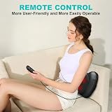 iKristin Back Neck Massager Shiatsu Pillow with Heat Remote Control view 2