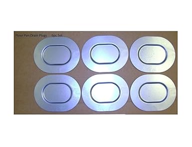 Floor Pan Drain Plugs Oval Galvanized Zinc Plated Plug Trunk