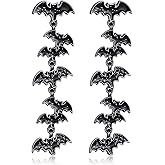 Halloween Bat Earrings for Women – Spooky Gothic Dangle Jewelry, Fun Halloween Costumes Accessories Gifts