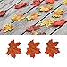 SIZUAN Package of Approximately 120 Assorted Rich Artificial Flower Fall Colored Silk Maple Leaves for Weddings, Events and Decorating