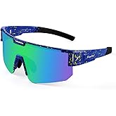 BangLong Sports Sunglasses - UV Protection Wrap Around Running Sunglasses for Women Men Cycling Baseball Bike Fishing