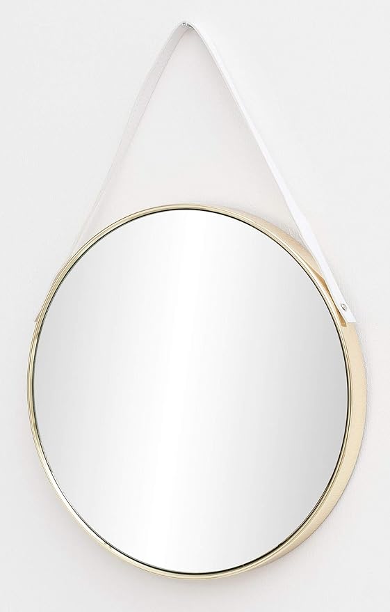 Finebuy Wandspiegel Fb15953 42x61x4 Cm Spiegel Mit Rahmen Gold Flurspiegel Rund Hangespiegel Flur Zum Aufhangen Gross Garderobenspiegel Wand Modern Dekospiegel Wohnzimmer Schlafzimmer Amazon De Kuche Haushalt