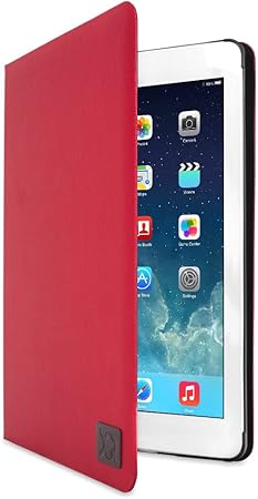 Xqisit Canvas Folio Case For Ipad Air Red Amazon Co Uk Computers Accessories