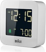 Braun BC08W Digital Travel Alarm Clock Snooze Negative LCD Display view 7