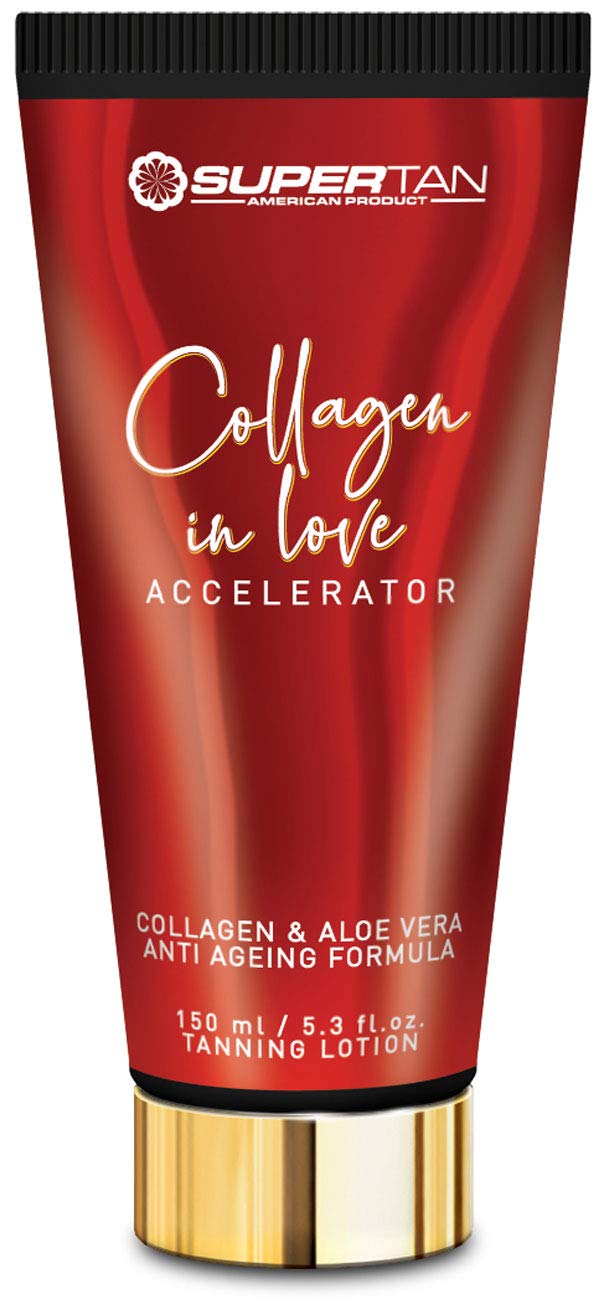 SuperTan Collagen in Love sunbed Tanning lotion cream Accelerator (150ml)