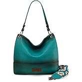 Wrangler Hobo Bags for Women Vegan Leather Top Handle Shoulder Purses and Handbags