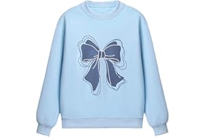 WELAKEN Girls Sweatshirts Long Sleeve Pullover Crewneck Tops Shirts