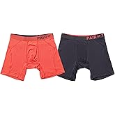 Pair of Thieves Men's SuperCool Long Boxer Brief Underwear with Vents, Supportive Pouch & Moisture-Wicking Anti-Odor Tech