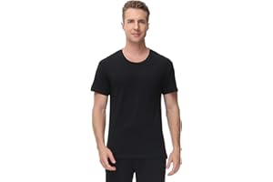 Ink+Ivy Mens Sleepwear Pajama Top Crewneck T-Shirt, Soft Sueded Jersey Tee Loungewear, Undershirt