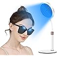 Red Light Therapy for Face and Body, Red and Blue Light Therapy Lamp with Base, 415nm Blue Light, 660nm and 850nm Near-Infrared LED Light Therapy Device for Home Use