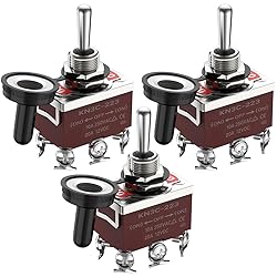 Gebildet 3pcs Waterproof Latching Toggle Switch