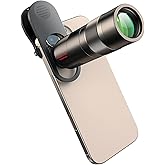 COSULAN 400mm Telephoto Lens for iPhone Android phone camera, HD Phone Telescope Lens with Universal Clip, for Multi-scene lo