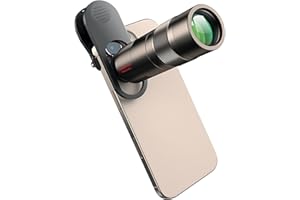 COSULAN 400mm Telephoto Lens for iPhone & Android – HD Phone Telescope with FMC 7-Layer Optical Coating, Universal Clip, Eyepiece & Carrying Case for Wildlife, Sports & Travel