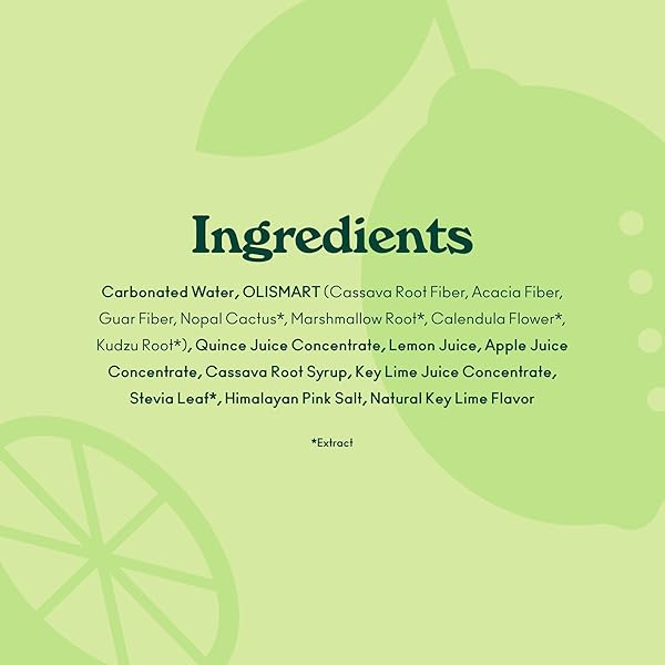 OLIPOP PREBIOTIC SODA POP, LEMON LIME, PANTRY PACK PACKED WITH PREBIOTICS, FIBER, AND BOTANICALS, GLUTEN FREE, GMO FREE, 12OZ (12-CANS)