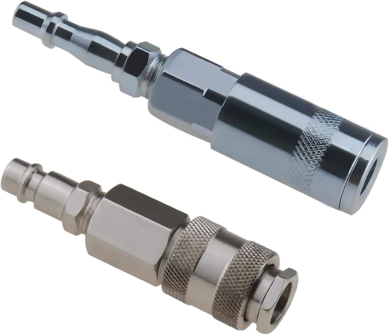 OTOTEC 4Pcs Euro & PCL Air Fitting Conversion Adapters Set 1/4 Inch BSP Male Euro to Female PCL & Male PCL to Female Euro Converter Airline Hoses Quick Release