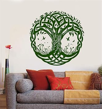 Vinilo Tatuajes De Pared Citas Refranes Palabras Arte Decoracion Letras Vinilo Arte De La Pared Simbolo Celta Arbol De La Vida Naturaleza Mariposas Amazon Es Bricolaje Y Herramientas