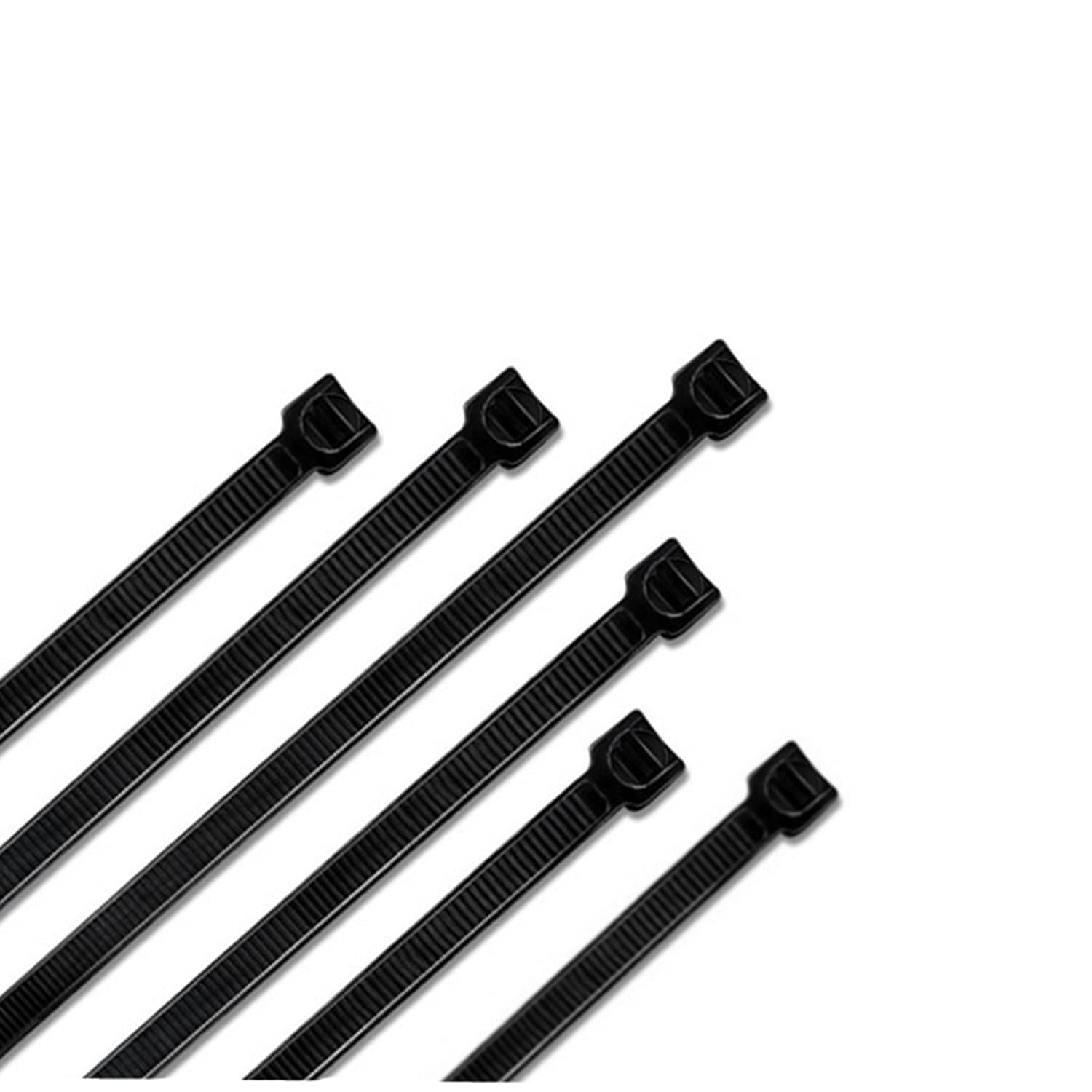 100pcs Cable Zip Ties Heavy Duty, 15-inch Plastic Ties, Adjustable Super Strong Plastic Ties, Tensile Strength of 50 Pounds, Suitable for Indoor and Outdoor Use (Black)
