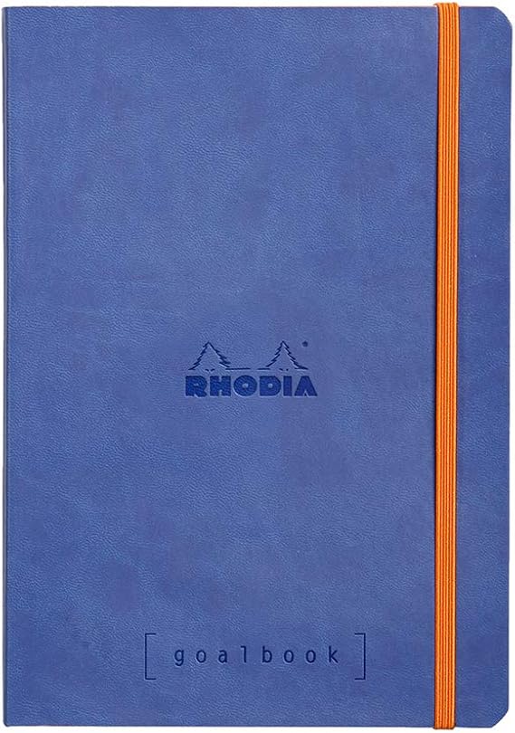 Amazon Com Rhodia Goalbook Journal A5 Dotted Sapphire Blue Office Products