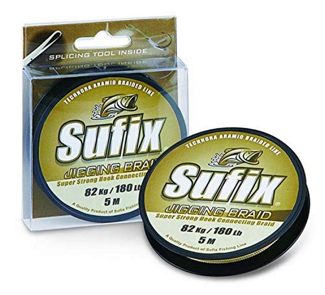 Sufix – Natural Braid Jigging 5, Green, Brown, Size 110.00 Lbss