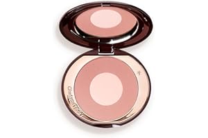 Charlotte Tilbury Cheek to Chic Powder Blush - Two-Tone Cheek Makeup with a Radiant, Luminous Finish - Buildable Color that Smooths, Buffs & Blends for a Light Reflecting Glow