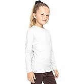 STRETCH IS COMFORT Youth Girls Oh So Soft Long Sleeve Crew Neck Top | Sizes 2-16 | Essential Basics