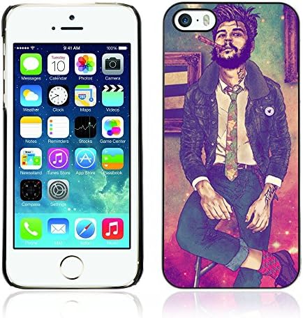 CASETOPIA / Che Guevara / Apple Iphone 5 / 5S / Black Hard Back Case Cover Shell Armor Protection