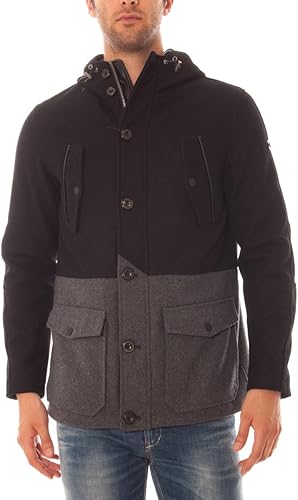 armani jeans caban coat