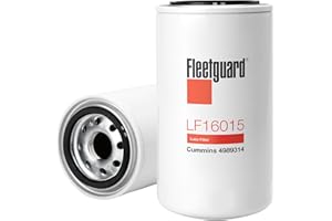 LF16015 Fleetguard Lube Filter, Replaces Baldwin BT7237, Donaldson P550520, Luber Finer LFP6015, Napa 7037, Wix 57037