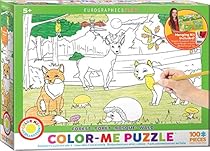 EuroGraphics Forest Color Me Puzzle (100 Piece)