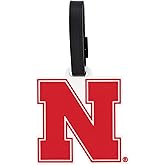 Desert Cactus University of Nebraska Luggage Tag – Official UNL Cornhuskers Travel ID Tag for Suitcases, Bags, and Carry-Ons (PVC - Design A)