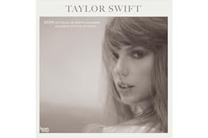 Taylor Swift OFFICIAL | 2026 12 x 24 Inch (Hanging) Monthly Square Wall Calendar | English/French Bilingual | BrownTrout | Mu