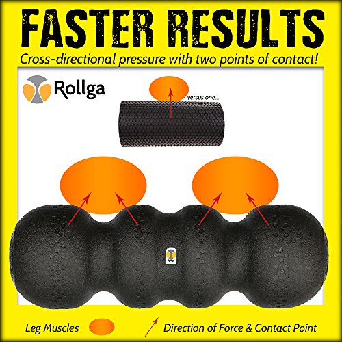 Rollga Foam Roller Standard Foam Version Self Massage & Trigger