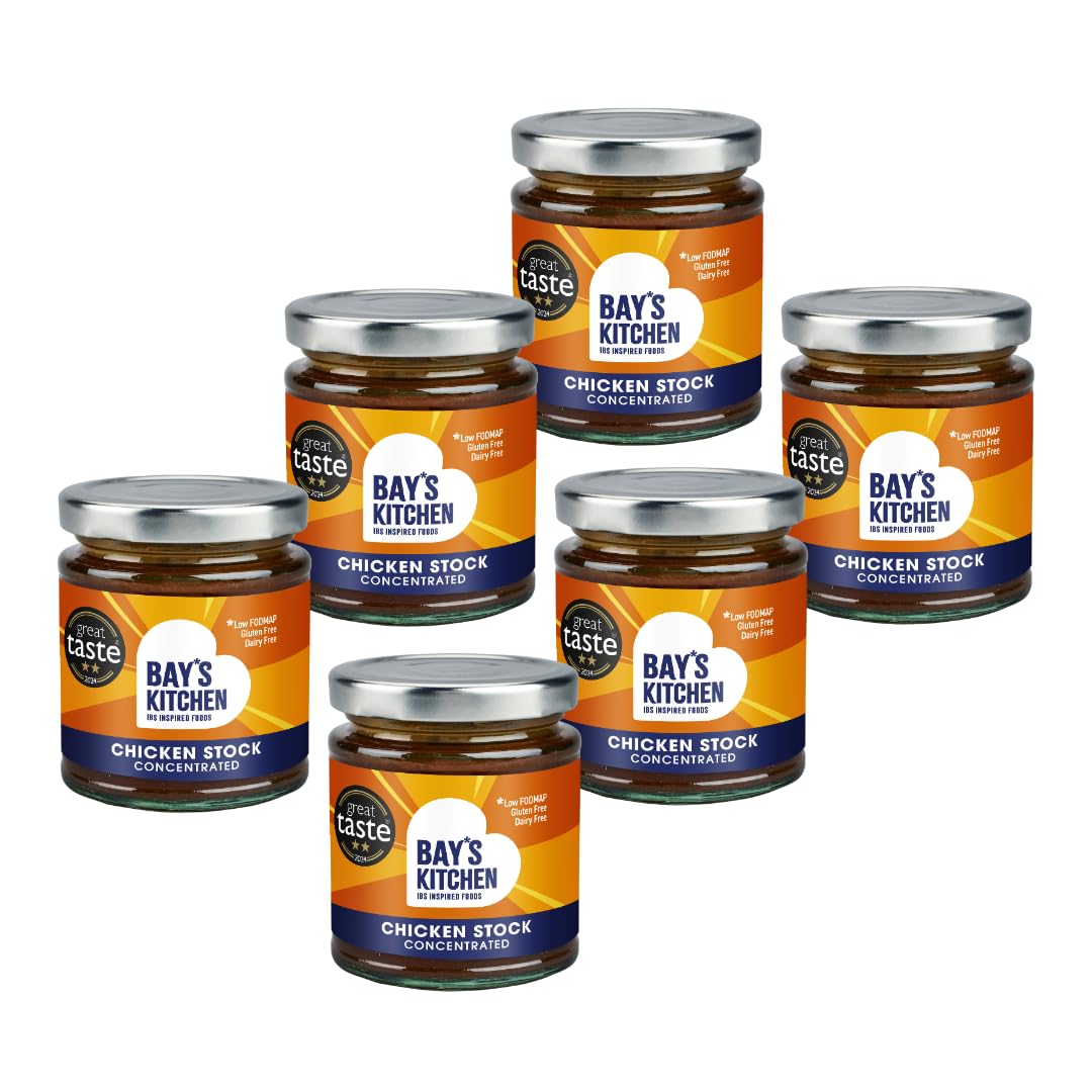 Bay's Kitchen Concentrated Chicken Stock, Case of 6 | Gluten & Dairy Free, Low FODMAP