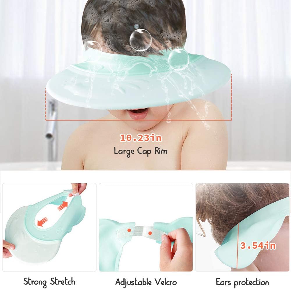 Skymarketing Ro Adultes Maydolly Visiere De Bain Reglable En Silicone Doux Pour Shampoing Proteger Chapeaux Enfants Shampoing De Bain Bouclier Pare Soleil Pare Soleil Pour Tout Petit Bebe Le Bain Toilette De Bebe