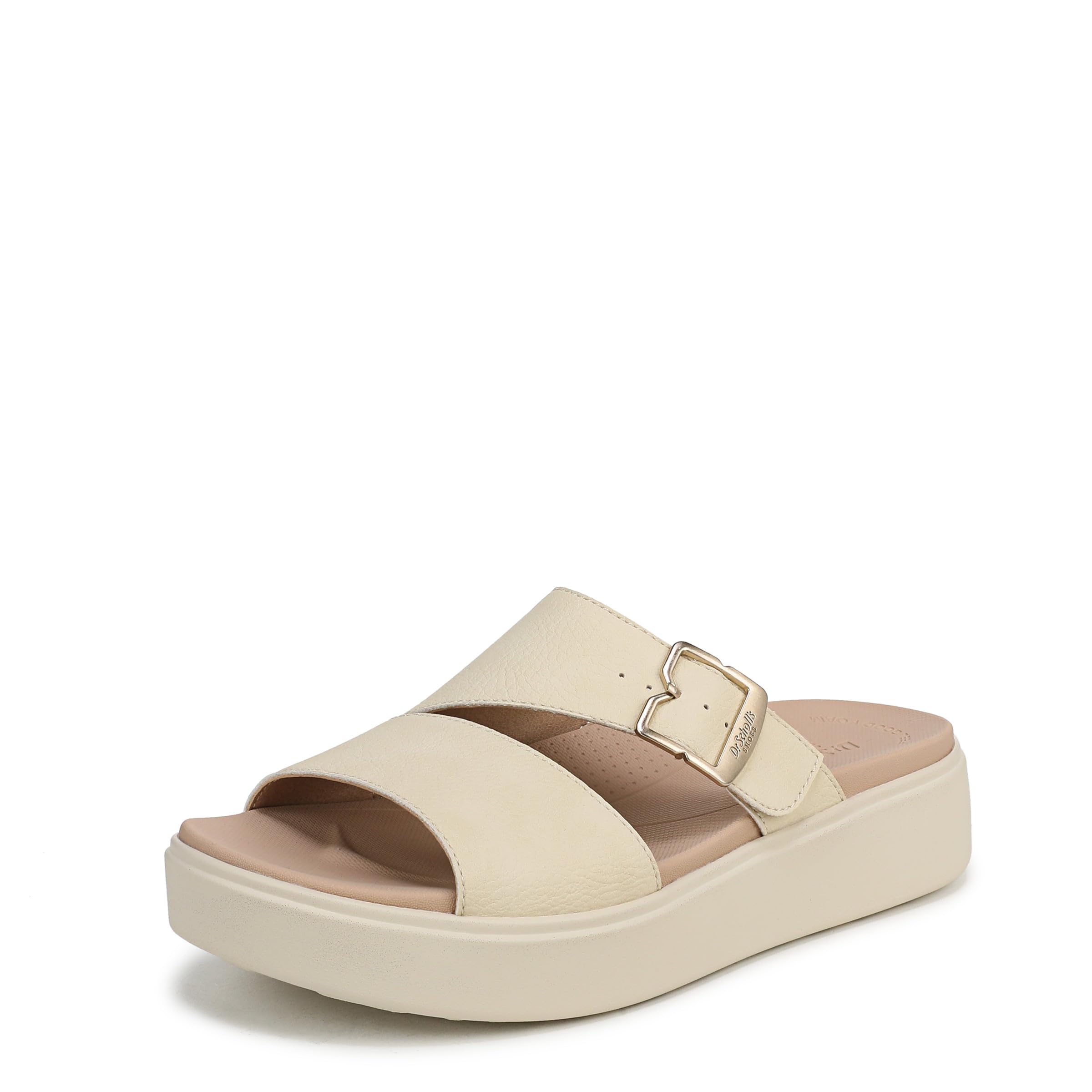 Dr. Scholl’s Women’s Madison Cloud Slide Slide Sandal Porcelain Beige Smooth 9 M