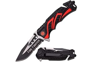 MTECH USA 8" Pocket Folding Knife Blade - Rescue Pocket Knife - Hunting Knives, Military, EDC - Survival and Camping Gear