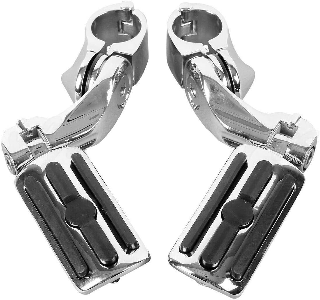 XFMT 1.25" 32 mm Short Angled Adjustable Highway Foot Pegs