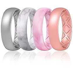 Egnaro Women's Rings Enhancers, 6mm Wide, 2mm