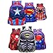 School Backpack for Boys Kids Schoolbag Student Bookbag Rucksack Waterproof Shoulder Bag Daypack with Anime Super Hero (A01, Large:16.5x12.6x5.5 in)