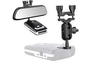 SDSACZMU Radar Detector Mount, Rearview Mirror Stem Mount for Escort MAX, MAX2, MAX360 (2015-2019), Not Compatible with MAX36