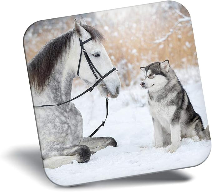 Imán para nevera, diseño de perro de Alaska Malamute Orlovsky Trotter