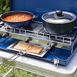 Campingaz Chef Folding Double Burner Stove and Grill Blue view 5