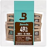Boveda 49% Two-Way Humidity Control Packs for Music Bows & Small Woodwinds – Size 8 – 10 Pack – Moisture Absorbers for Small 